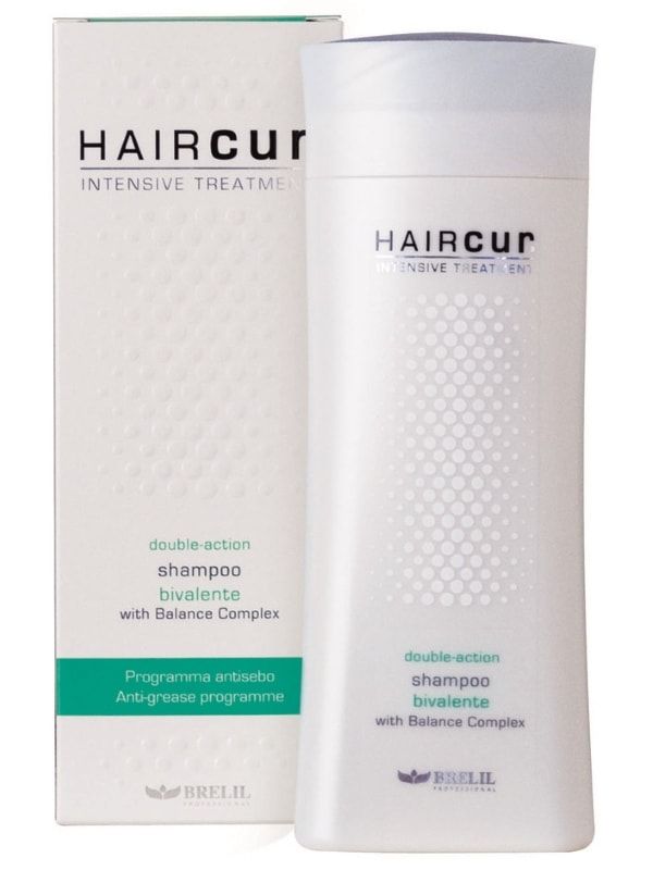 Brelil Hair Cur, Шампунь двухфазный для волос жирных у корней и сухих на кончиках