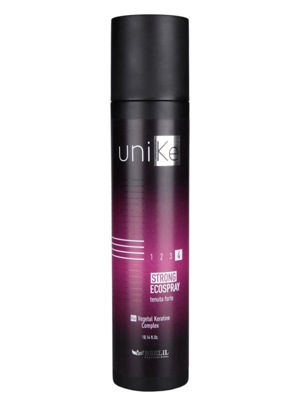 Brelil Unike, Жидкий лак для волос сильной фиксации (без газа)
