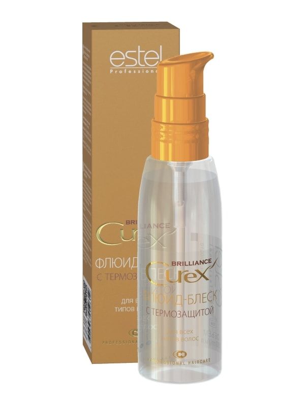 Estel Curex Brilliance, Флюид-блеск с термозащитой для всех типов волос