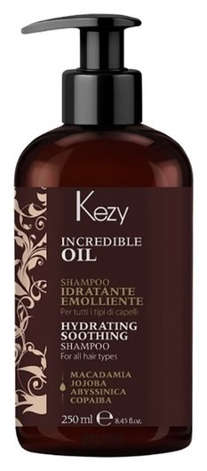 Kezy, Увлажняющий и разглаживающий шампунь для всех типов волос