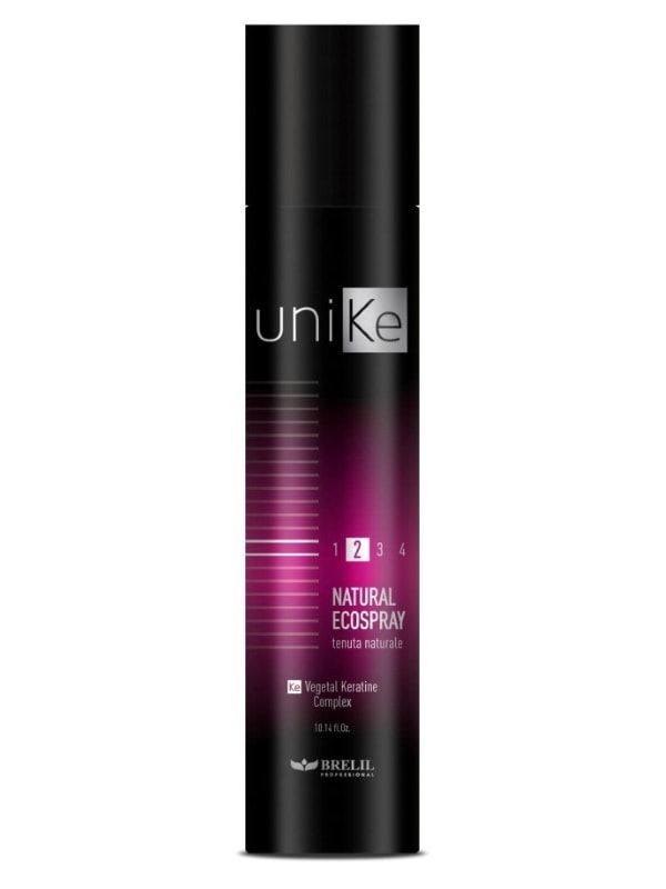 Brelil Unike, Жидкий лак для волос нормальной фиксации (без газа)