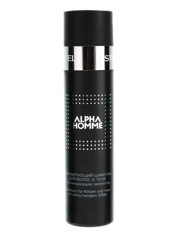 Estel Alpha Homme, Тонизирующий шампунь для волос и тела с охлаждающим эффектом